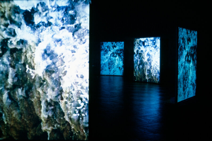 Steina, Borrealis, 1993, foto archiv Tomáš Ruller, Vašulka Kitchen Brno